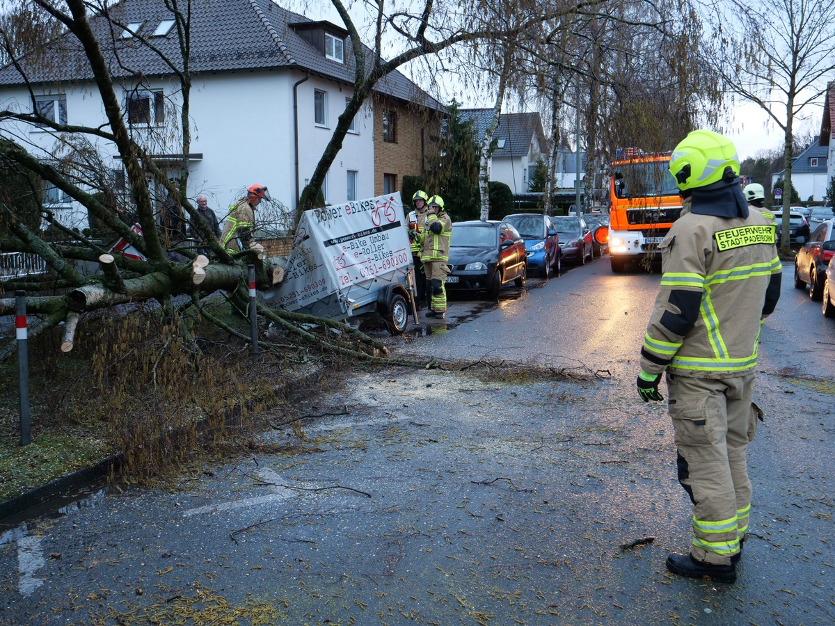 FW-PB: 2.600 Feuerwehrleute sind für Orkantief &quot;Sabine&quot; gerüstet