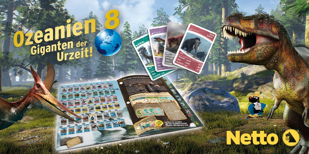 1 Giganten der Urzeit Netto Ozeanien 8 Basiskarte Nr 