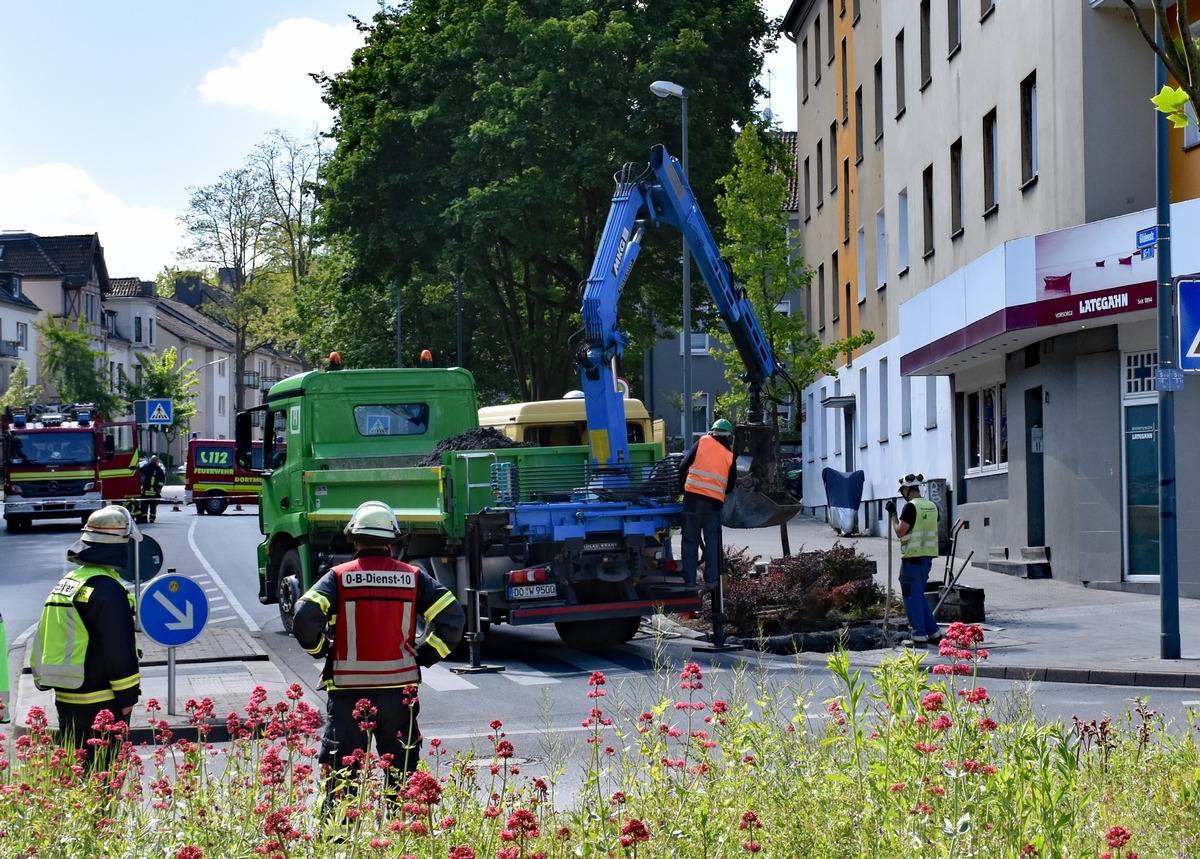 FW-DO: 15.05.2020 - TECHNISCHE HILFELEISTUNG IN HÖRDE Undichte Gasleitung ruft Feuerwehreinsatz hervor