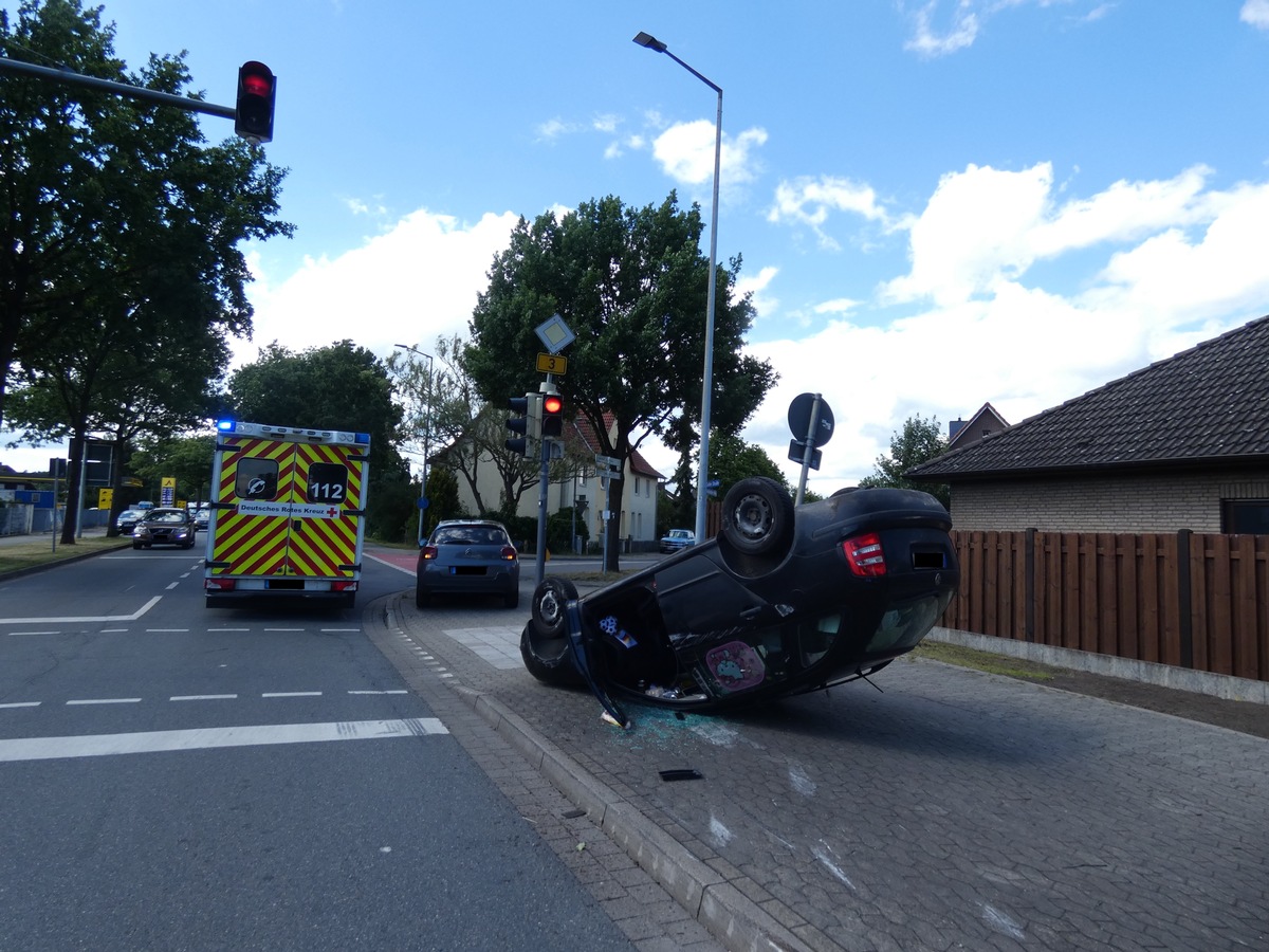 POL-CE: Schwerer Vorfahrtsverstoß endet glimpflich