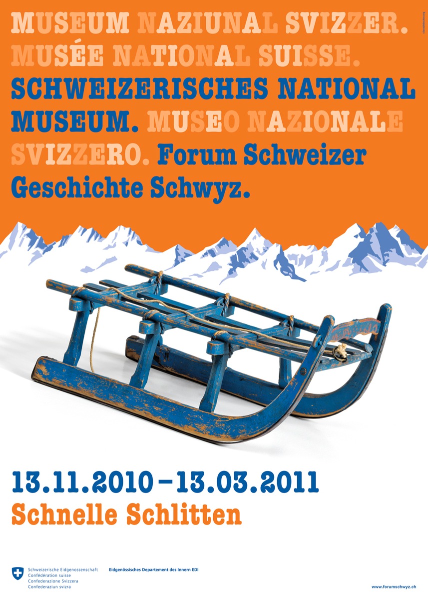 Schlitten-Ausstellung ab 13.11.2010 im Forum Schweizer Geschichte Schwyz | Schweizerisches Nationalmuseum zu sehen