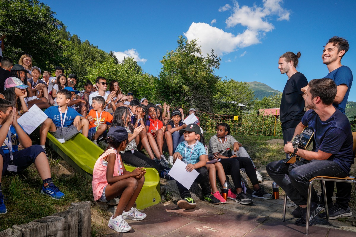 Une semaine de vacances pour les enfants réfugiés