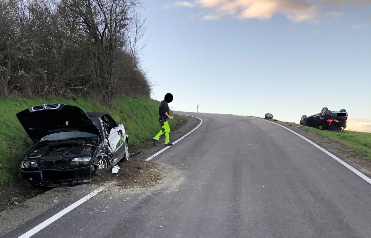 POL-PDKL: Fünf verletzte Personen bei Verkehrsunfall auf der K 20