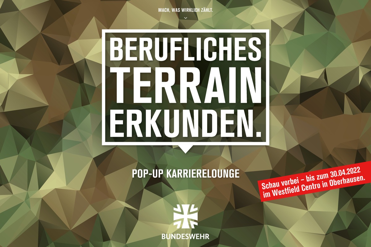 Erste Pop-Up Karrierelounge der Bundeswehr in Nordrhein-Westfalen