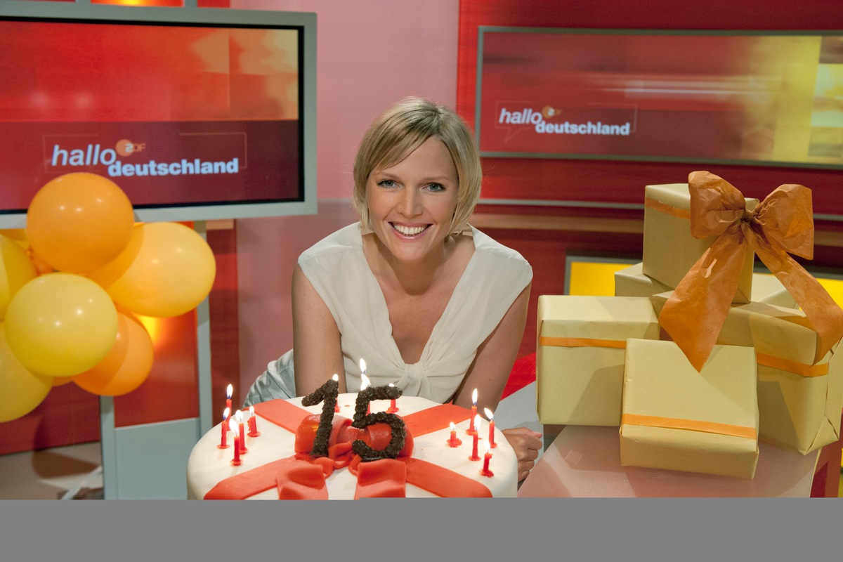 ZDF-Boulevardmagazin &quot;hallo deutschland&quot; feiert 15. Geburtstag/ Zum Jubiläum kehrt Yvonne Ransbach auf den Bildschirm zurück (BILD)