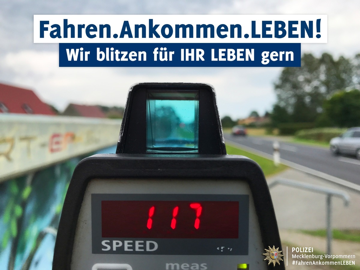 POL-NB: Fahren.Ankommen.LEBEN - Schwerpunkt Geschwindigkeit