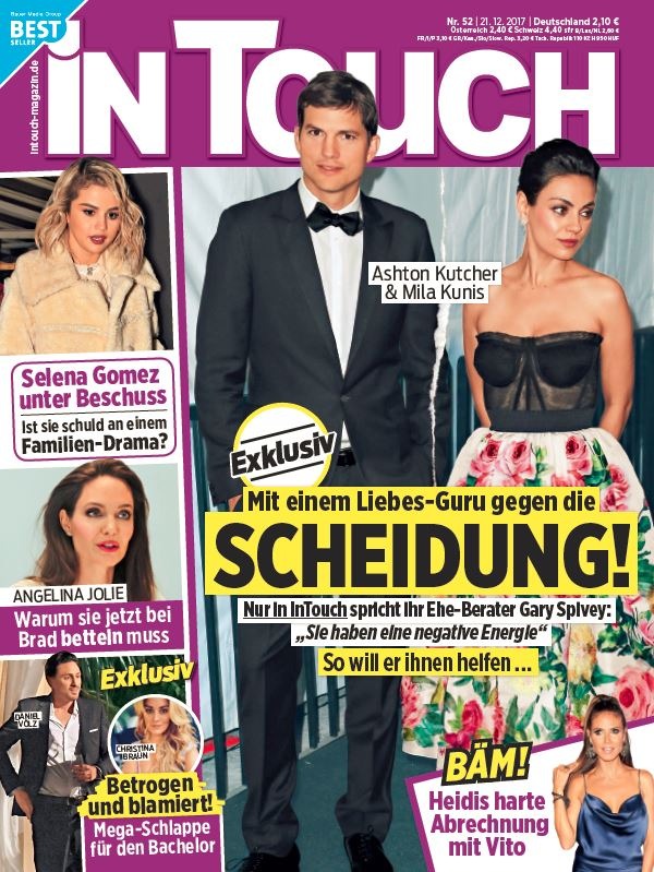 Exklusiv in InTouch: Wie ein Liebes-Guru die Ehe von Mila Kunis (34) und Ashton Kutcher (39) retten soll