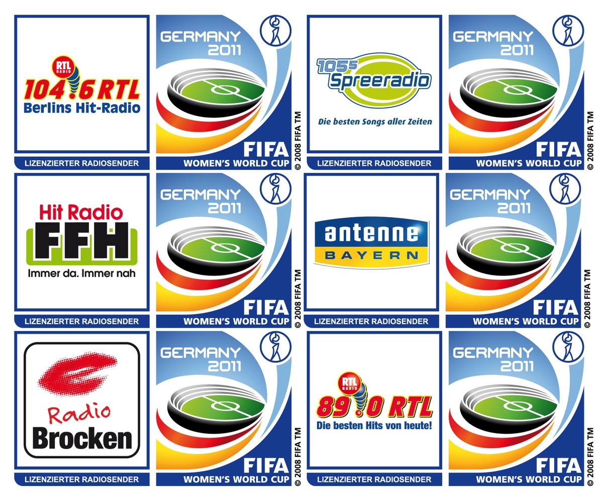 Wenn Sommermärchen in Deutschland - dann mit den lizenzierten privaten Radiosendern der FIFA Frauen-Weltmeisterschaft Deutschland 2011[TM] (mit Bild)