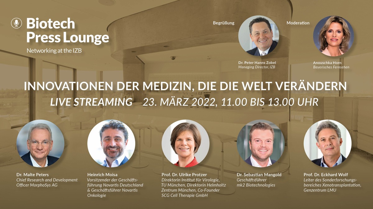 Einladung zur Biotech PressLounge: Organ-Engineering/Impfung für Hepatitis B/Xenotransplantation