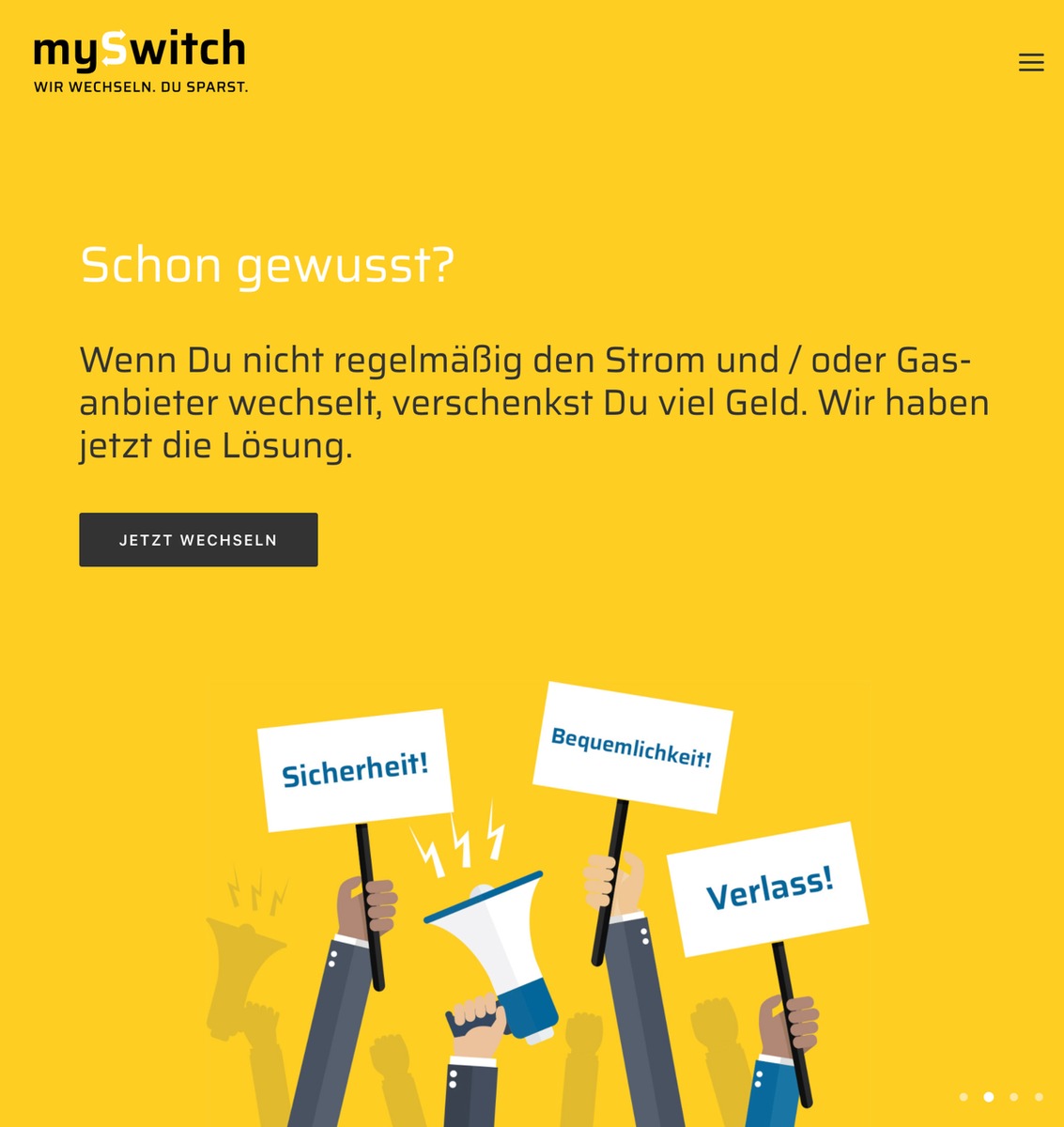 Tarifaufpasser mySwitch - automatisch im besten Strom - und Gastarif