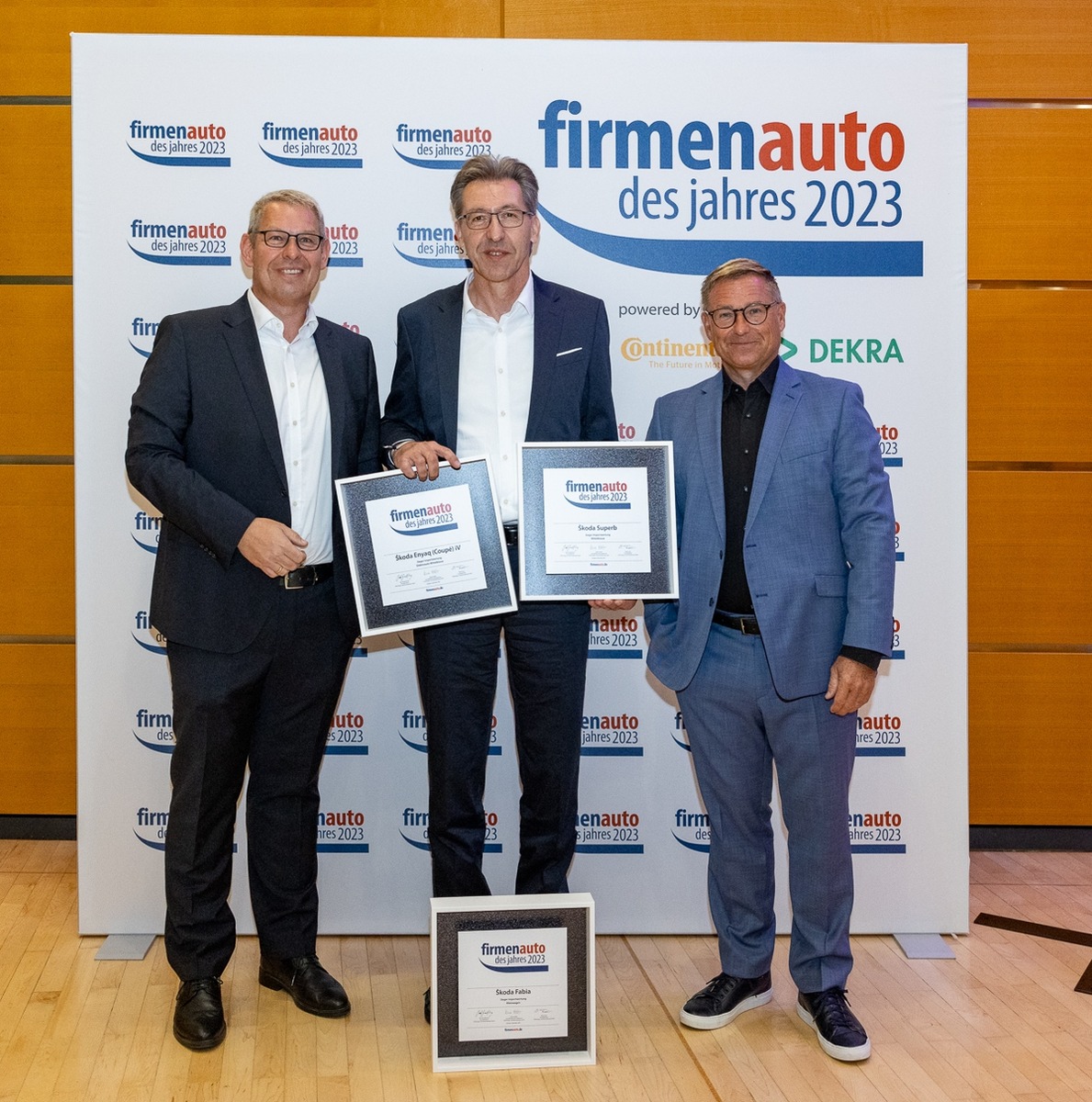 IAA Mobility München: 3facher Sieg für Skoda Autos mit Skoda Superb, Fabia und Enyaq