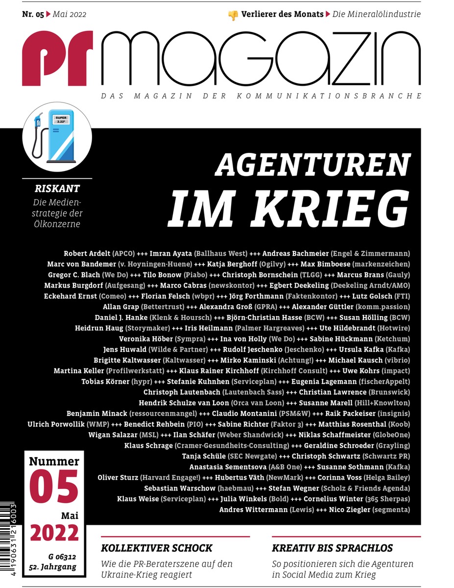 PR-Agenturen im Krieg / Zweite prmagazin-Sonderausgabe zur Ukraine