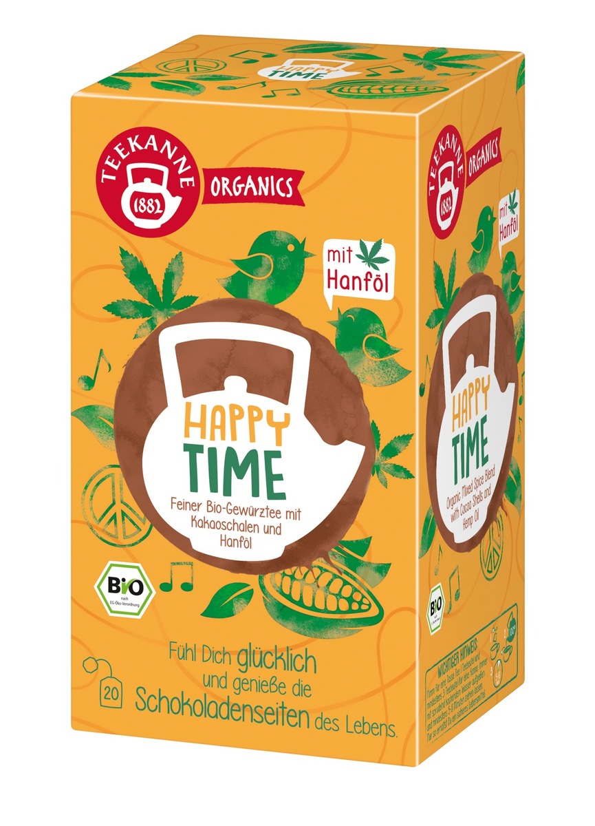 Pressemitteilung: Neu von TEEKANNE: Happy Time aus dem Teeglas