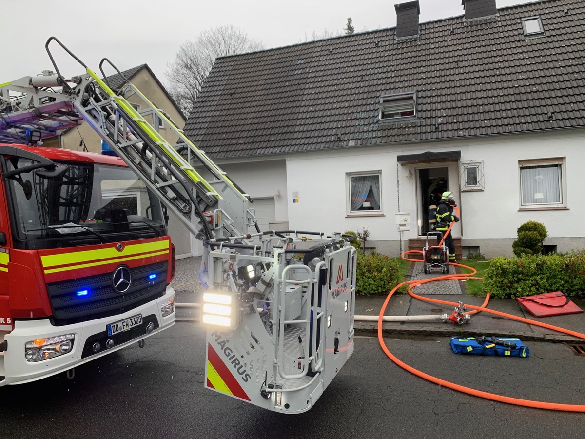 FW-DO: Kellerbrand in der Leythestraße / Marten