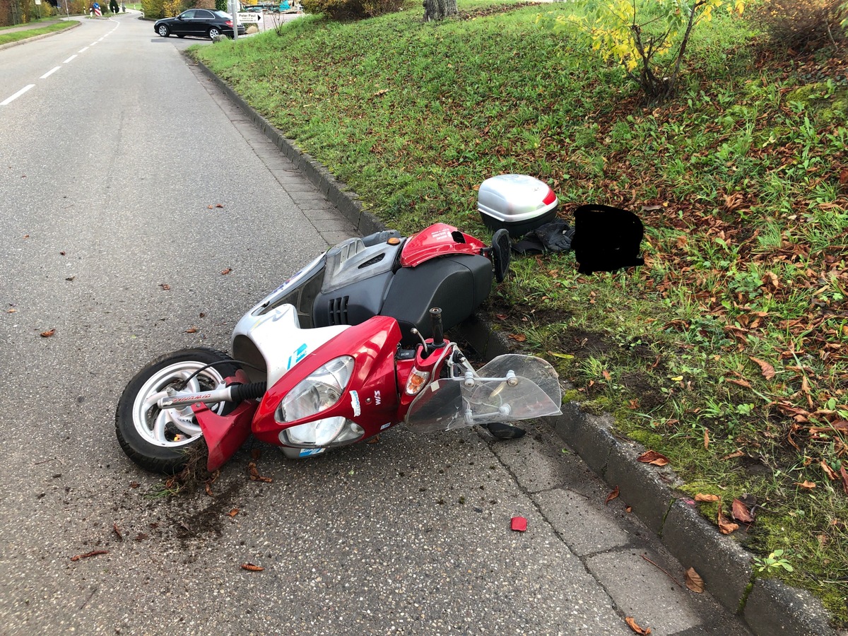 POL-PDLD: Rollerfahrer schwerverletzt