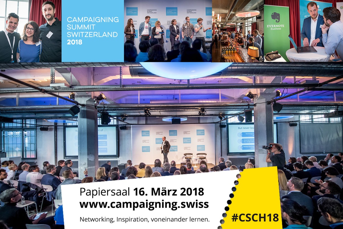 Der Campaigning Summit Switzerland vertritt die Schweizer Campaigning-Branche