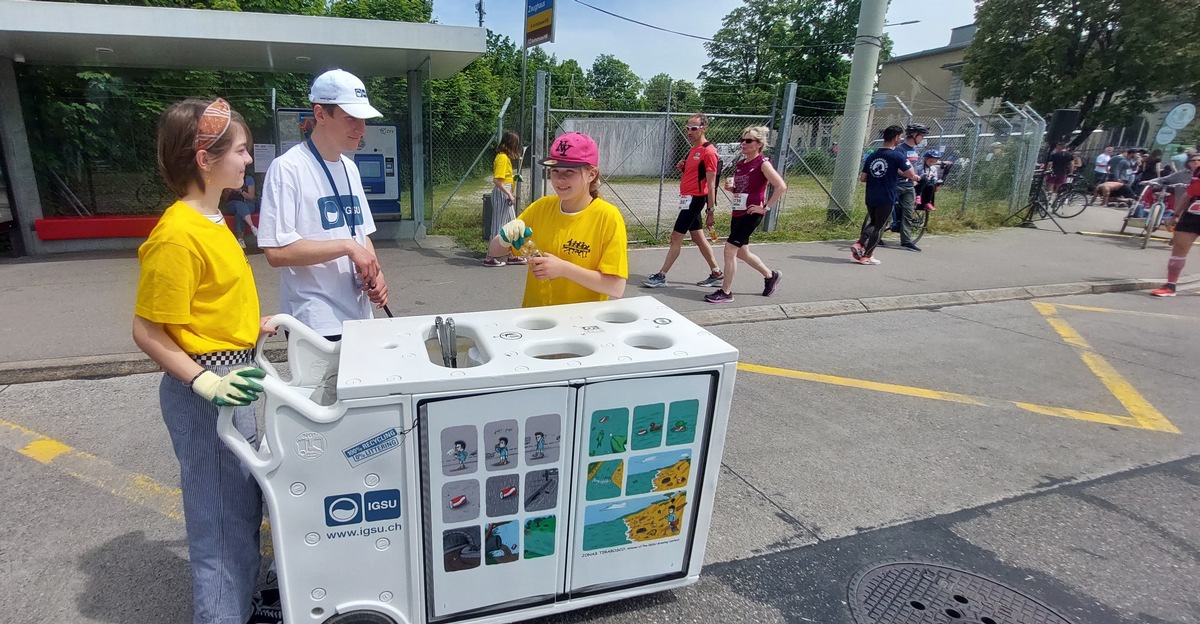 Medienmitteilung: «Winterthur Marathon: Mit guter Laune gegen Littering»