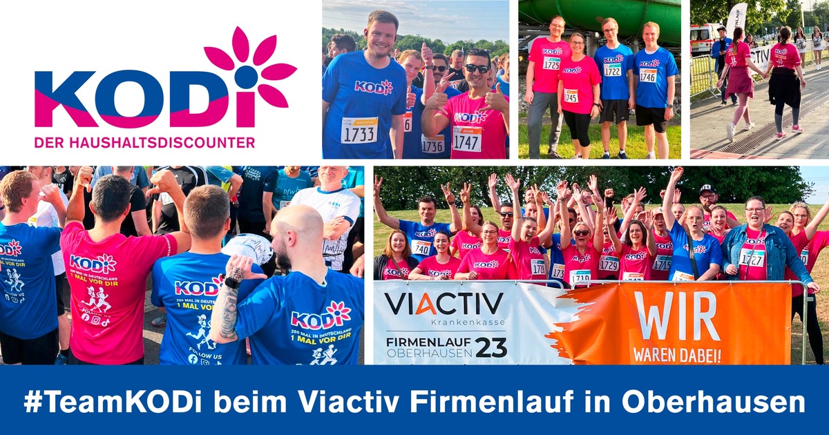 #TeamKODi beim Viactiv Firmenlauf in Oberhausen