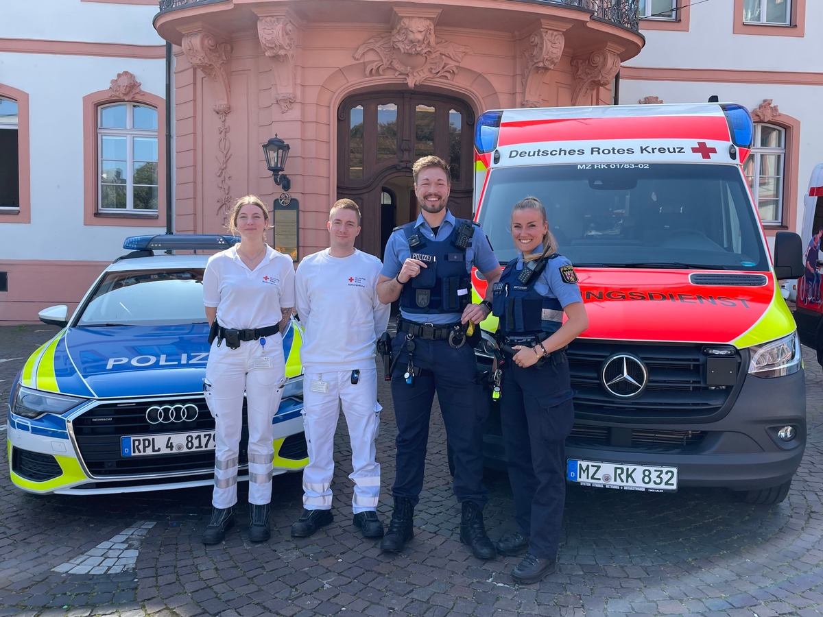 POL-PPMZ: Austauschprojekt von Polizei und Rettungsdienst fördert Zusammenarbeit