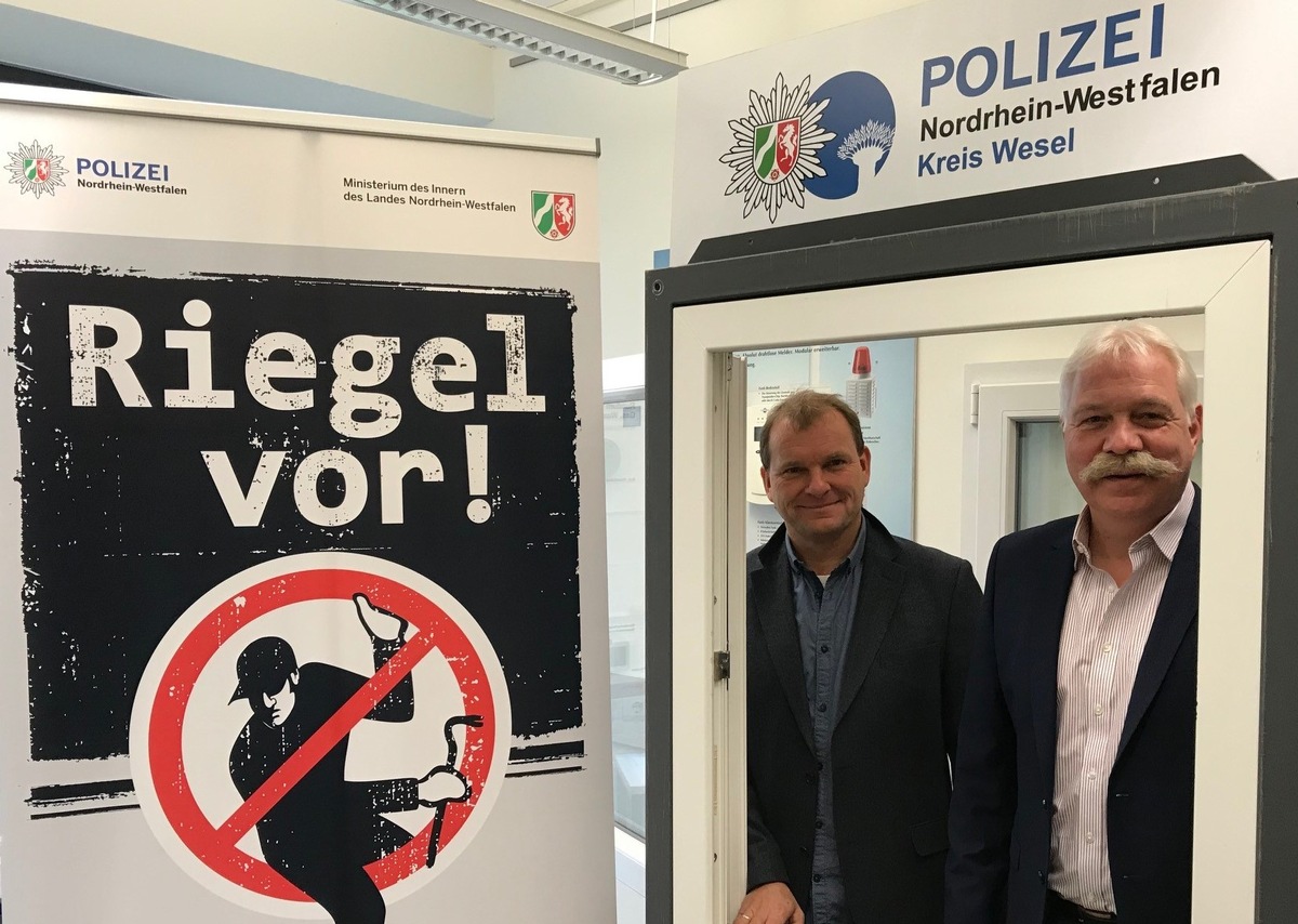 POL-WES: Kreis - Riegel vor - Sicher ist sicherer. / Polizei informiert über Einbruchschutz