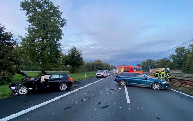 FW-MH: Verkehrsunfall auf der A40