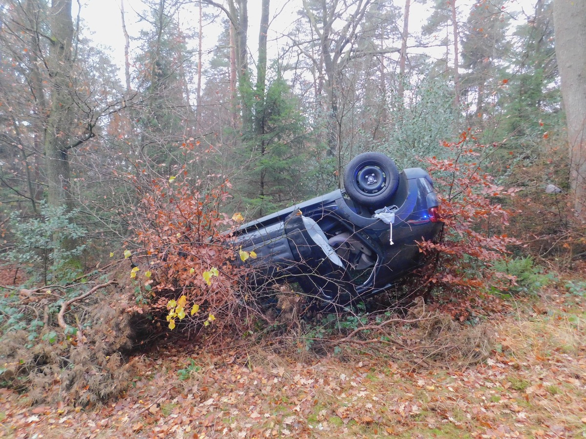 POL-PDNR: Verkehrsunfall  mit einer verletzten Person in  Fiersbach