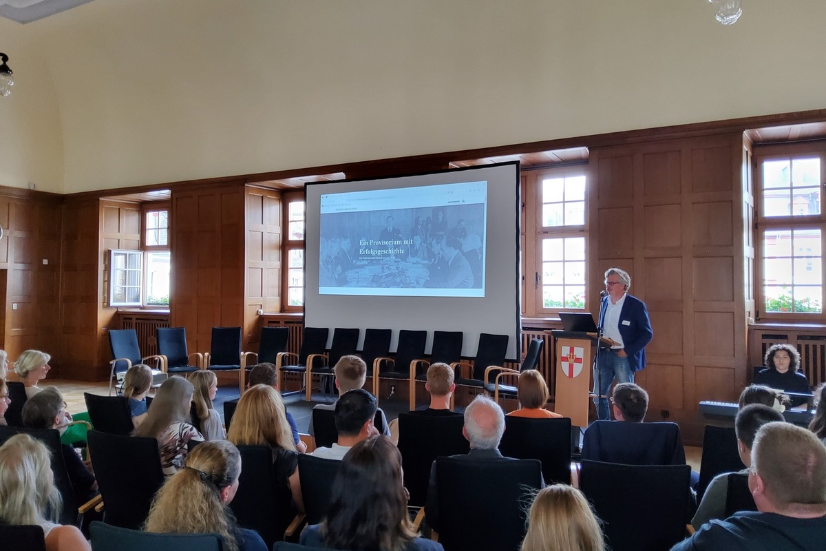 Feierliche Präsentation der Projektergebnisse der Universität Koblenz zur Rittersturzkonferenz