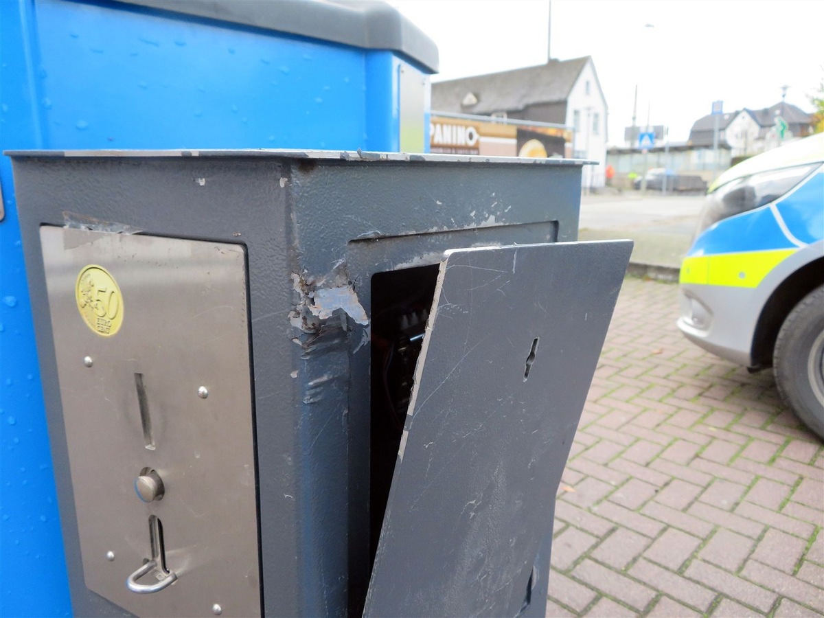 POL-OE: Staubsaugerautomat auf Tankstelle aufgebrochen