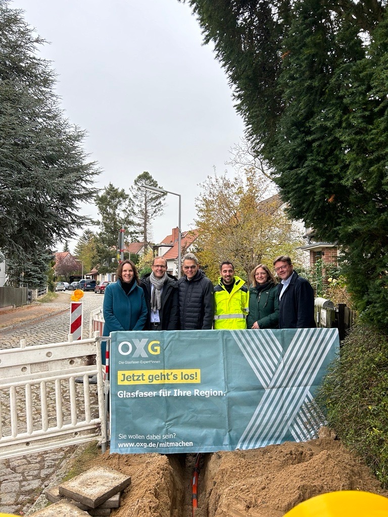 OXG startet Glasfaserausbau für mehr als 45.000 Haushalte in Tempelhof-Schöneberg