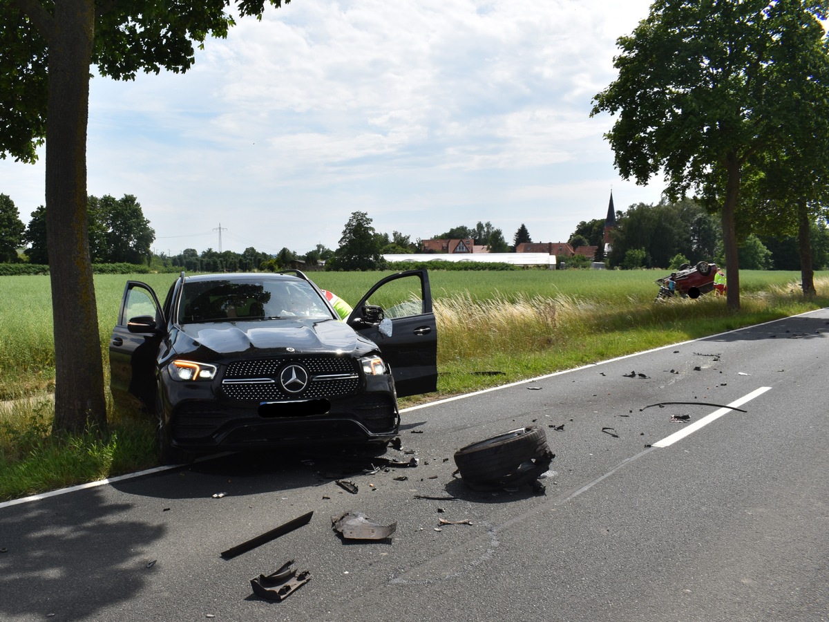 POL-HI: Sarstedt - Verkehrsunfall mit 3 Verletzten auf der K514 zwischen Ruthe und Heisede