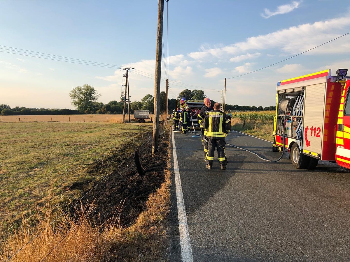 FW Kranenburg: Flächenbrand