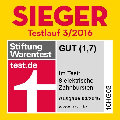 Oral-B bleibt ungeschlagen! Zum 8. Mal in Folge Sieger bei Stiftung Warentest