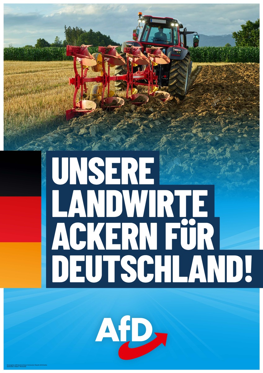 Das AfD-Sofortprogramm für unsere Landwirtschaft