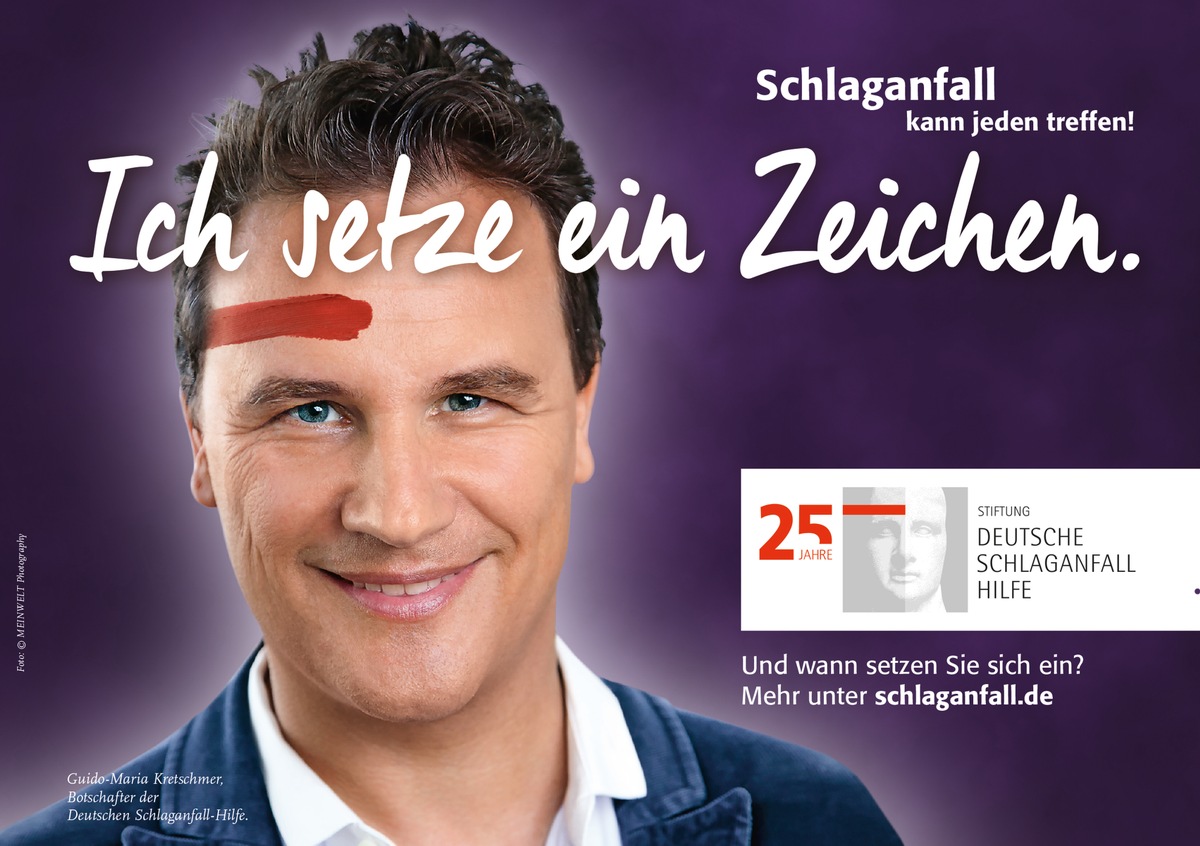 Schlaganfall-Hilfe hat prominente Unterstützer / Neue Kampagne zum Jubiläum