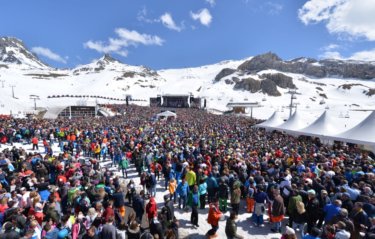 Show on the Snow in Samnaun/Ischgl: Lenny Kravitz zum Saisonabschluss