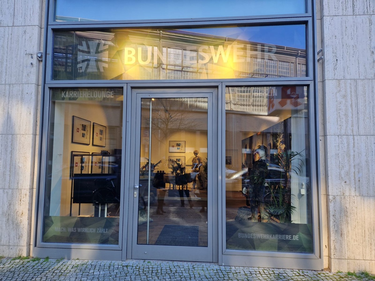 Willkommen in der Karrierelounge der Bundeswehr Berlin