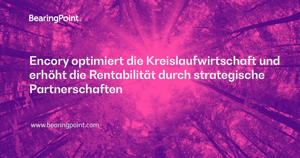 Erfolgsprojekt: Encory optimiert die Kreislaufwirtschaft und erhöht die Rentabilität durch strategische Partnerschaften