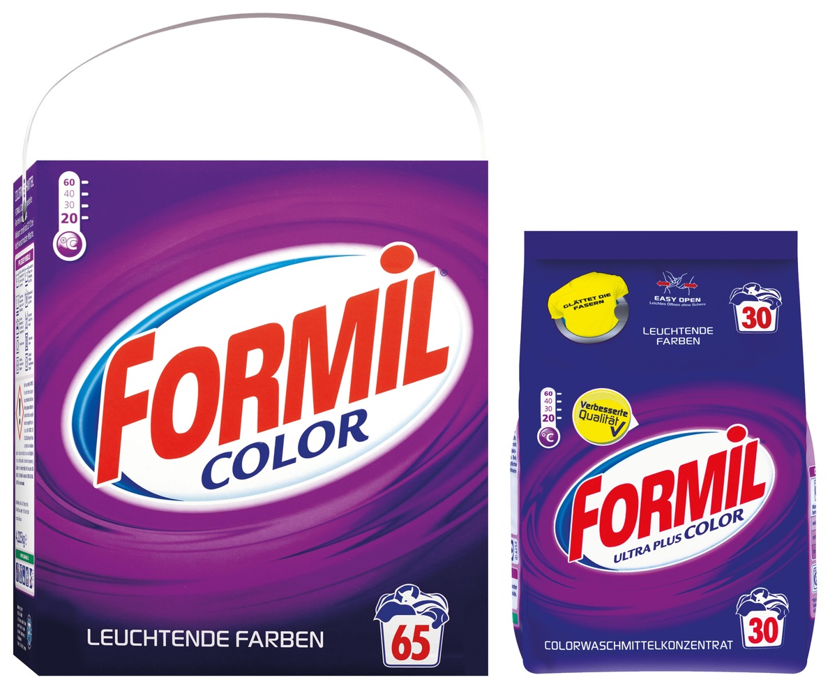 Top-Ergebnis bei Stiftung Warentest: Formil Colorwaschmittel von Lidl überzeugt / Als einziger Anbieter erzielt Lidl mit seinem Formil Colorwaschmittel im Kompakt- sowie im Großformat gute Ergebnisse (FOTO)