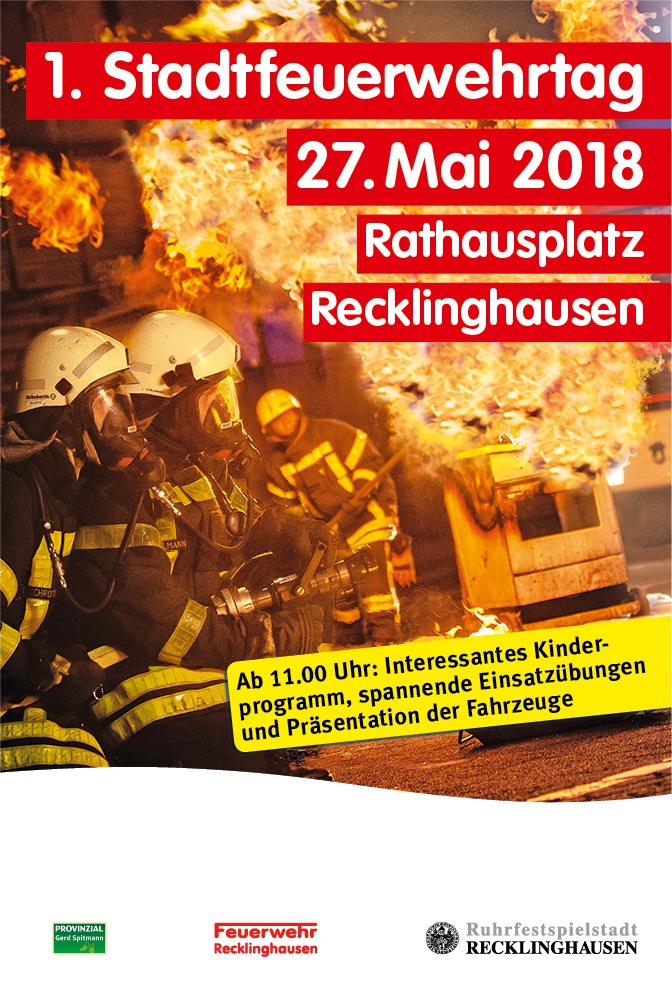 FW-RE: 1. Stadtfeuerwehrtag am 27. Mai auf dem Rathausplatz