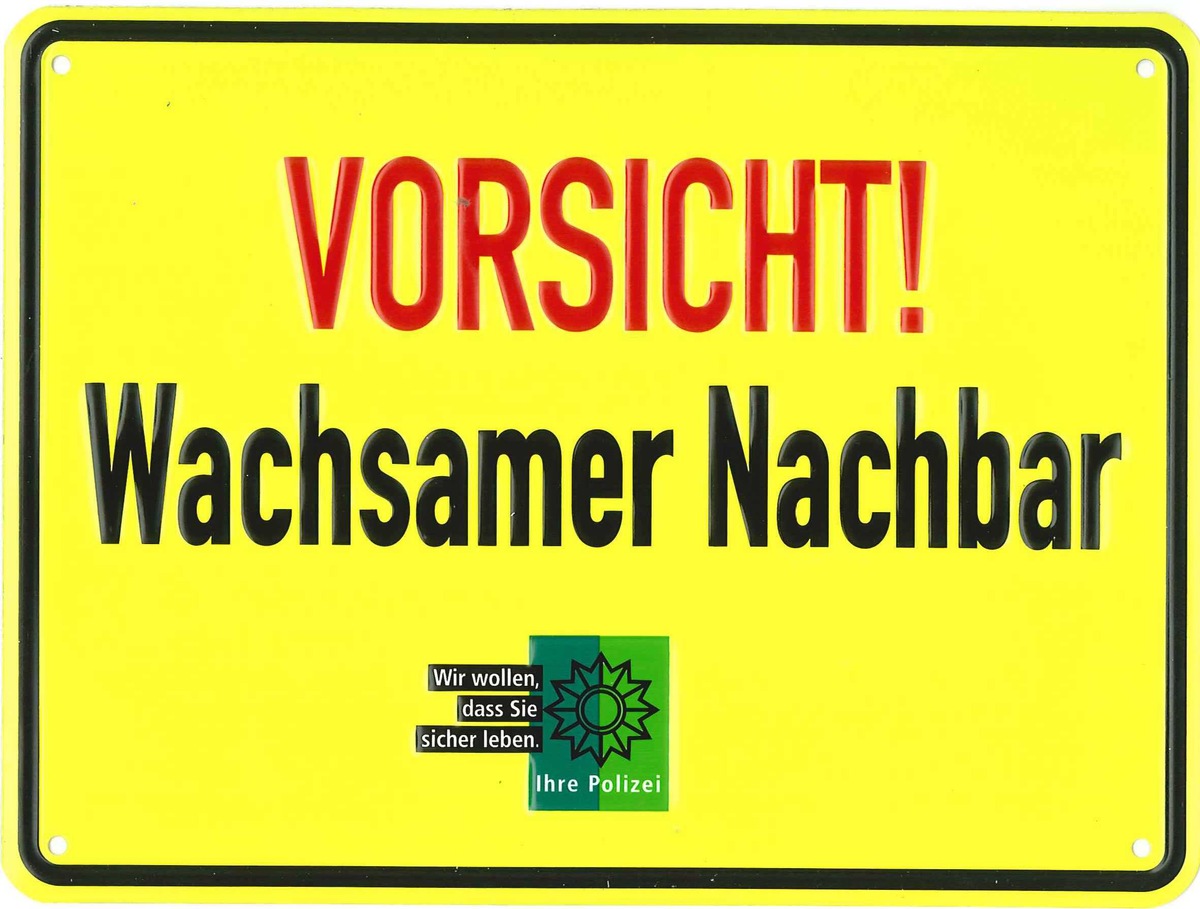 POL-NI: Präventionsvortrag &quot;Wohnungseinbruch&quot; in Langendamm