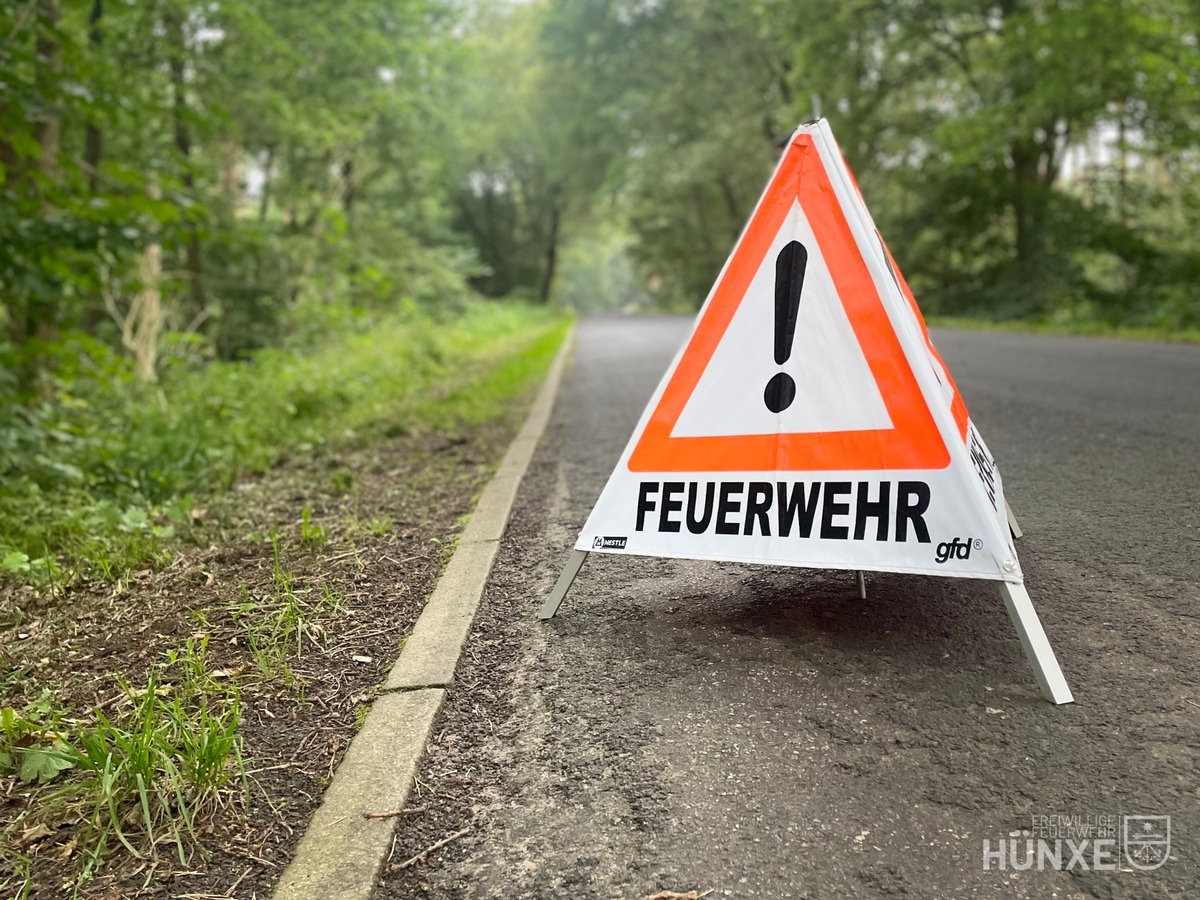 FW Hünxe: Sturmschaden auf Bottroper Einsatzgebiet