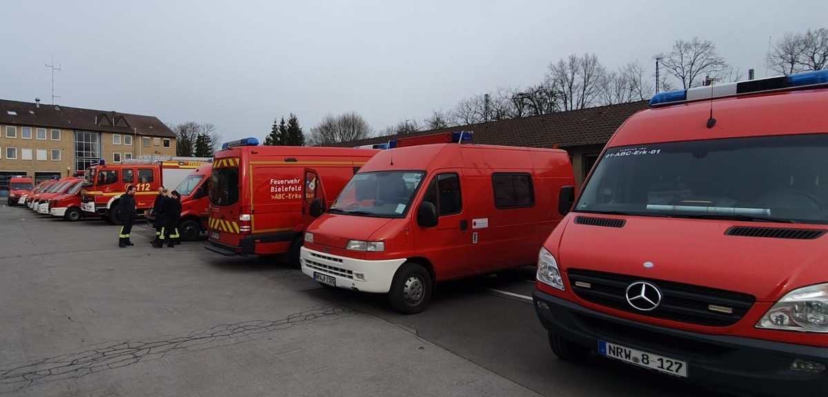 FW Beverungen: Beverunger ABC Spezialkräfte über überregional / Einsatzübung des Messzuges der Bez.-Reg. Detmold