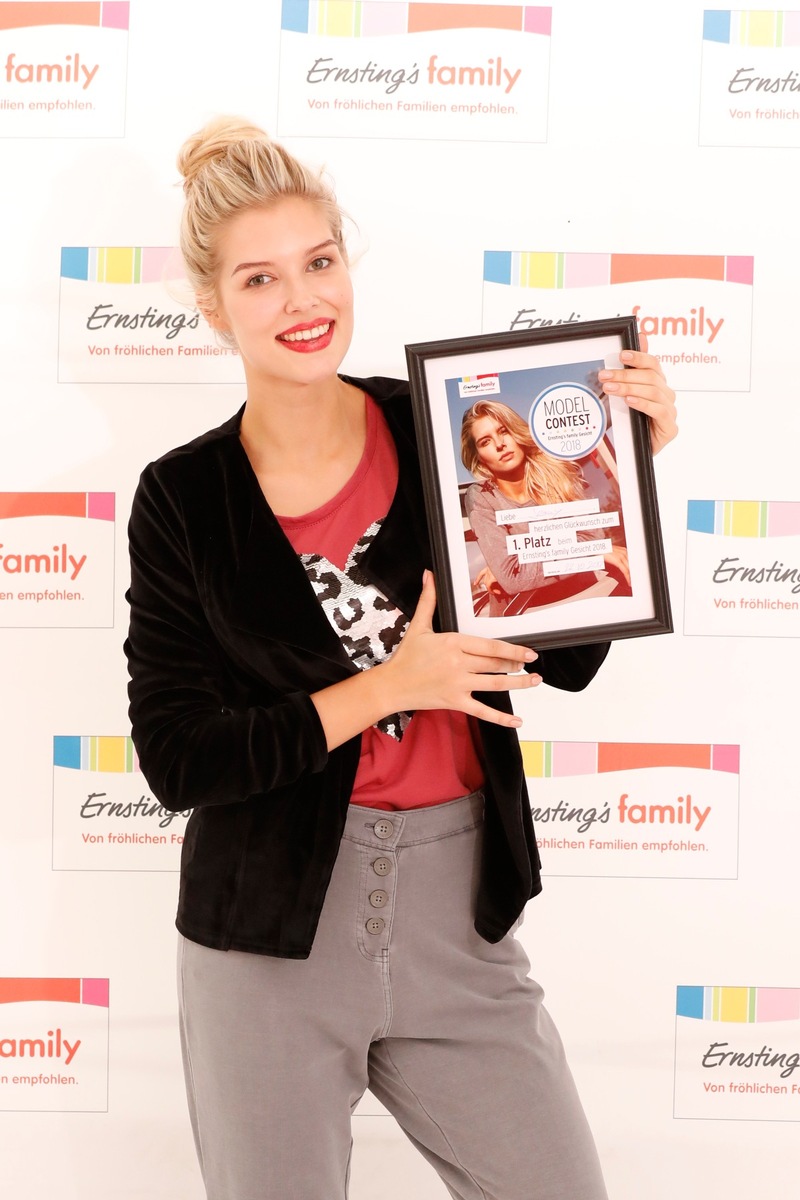 Jeany Gramstat aus Jena ist das Ernsting&#039;s family Gesicht 2018