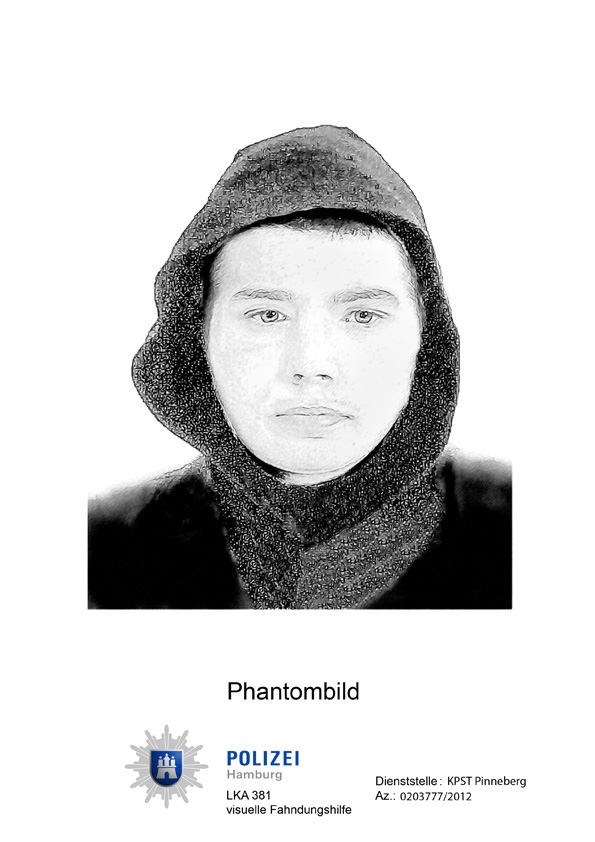 POL-SE: Halstenbek: Fahndung nach bewaffnetem Straßenraub mit Phantombild