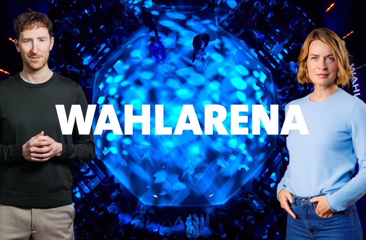 Bürger fragen, Spitzenkandidaten antworten - in der &quot;Wahlarena&quot; am 17. Februar live im Ersten und in der ARD Mediathek