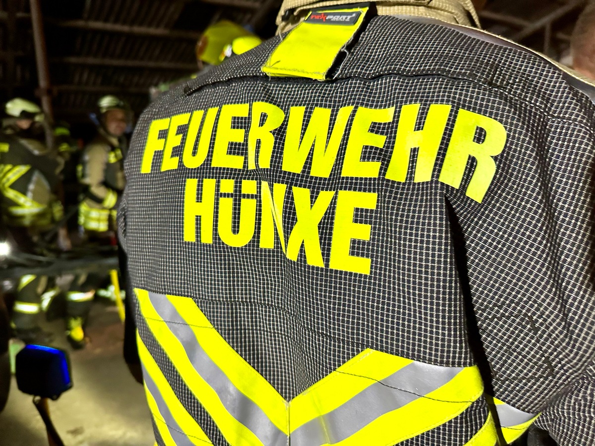 FW Hünxe: Ausgelöste Brandmeldeanlage