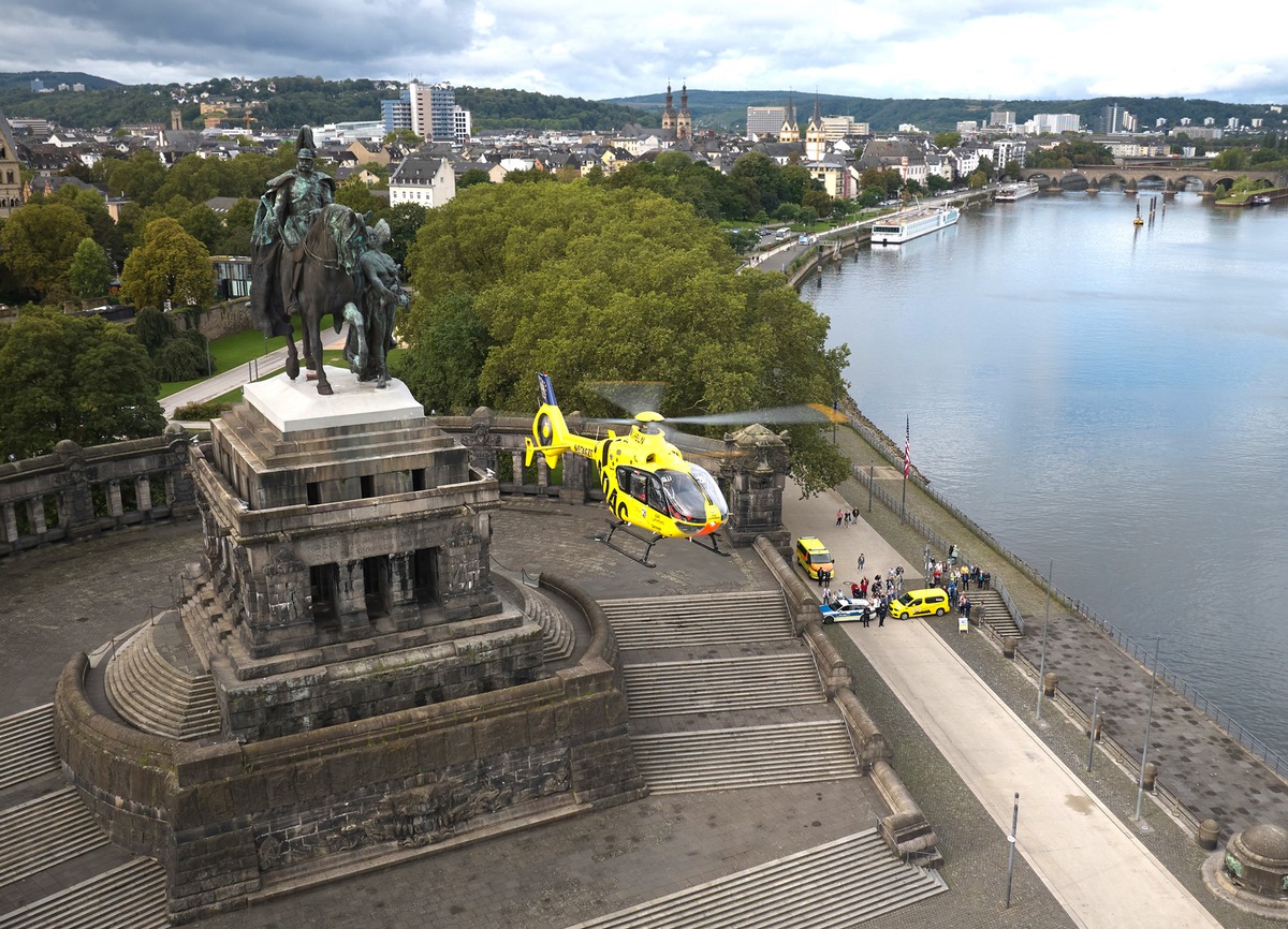 Luftrettung in Koblenz feiert 50. Geburtstag