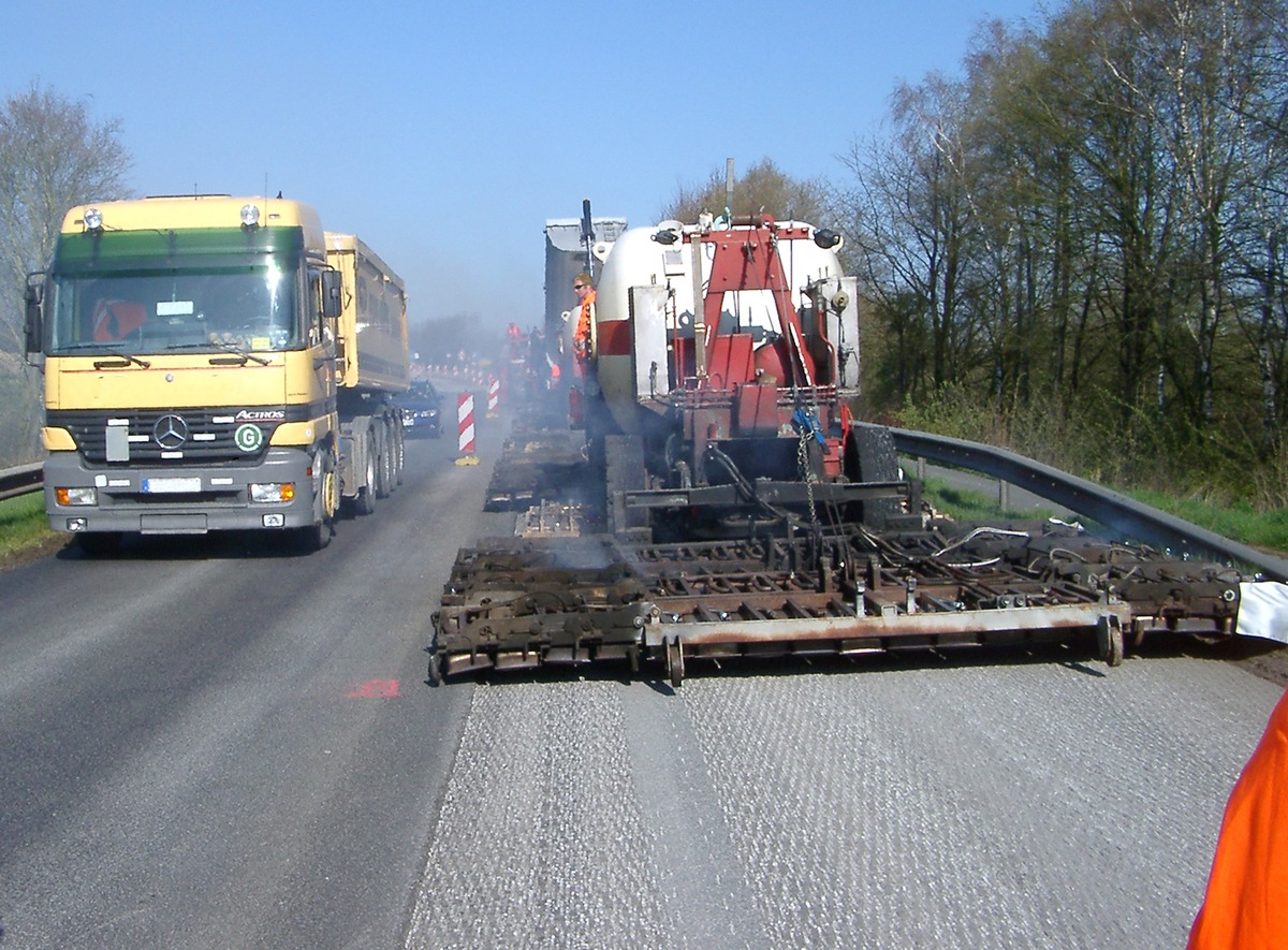 Verkehrsführung an Baustellen - Mehr Sicherheit für Beschäftigte im Straßenverkehr ist planbar (BILD)