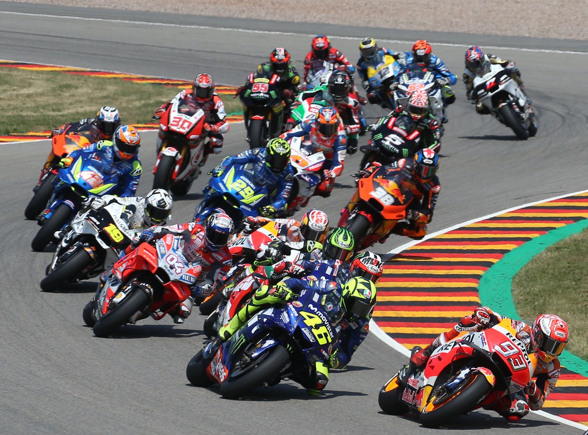 Vorbereitungen für den HJC Helmets Motorrad Grand Prix Deutschland auf dem Sachsenring laufen auf Hochtouren