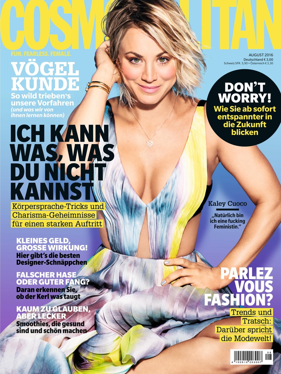 Kaley Cuoco (30) in Cosmopolitan: &quot;Natürlich bin ich eine fucking Feministin!&quot;